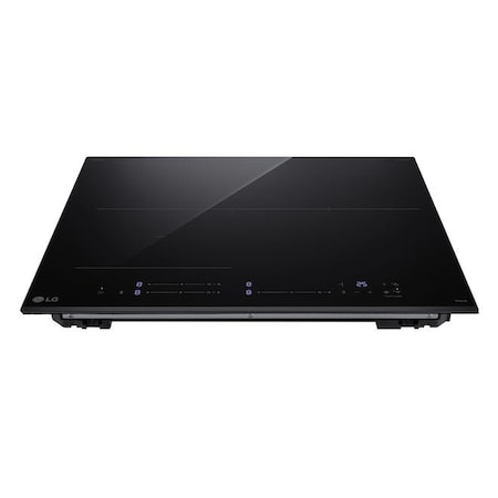 Lg 30-in. Induction Cooktop with 4 Elements and 4.3kW Power Element with SmoothTouch Controls CBIH3013B